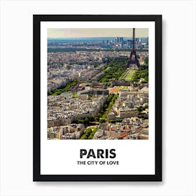 Paris, City, Landscape, Cityscape, Art, Wall Print Art Print