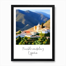 Andalusian Village, Spain 4 Art Print