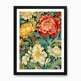 Floral Wallpaper 170 Art Print