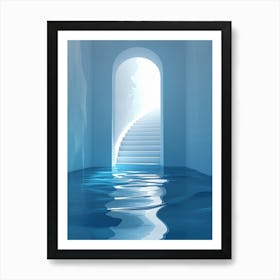 Watery Doorway Art Print