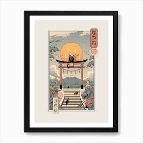 Catsune Inari  Art Print