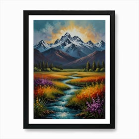 Mountain Stream 2 Art Print