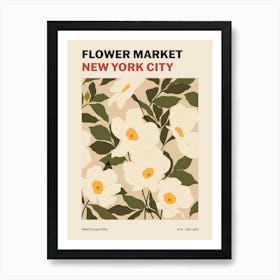 New York City Flower Market Poster