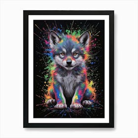 Fox Painting 1 Art Print