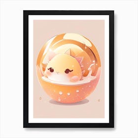 Mercury Kawaii Kids Space Art Print