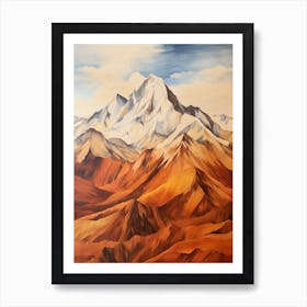 Mount Mckinley Denali Usa 2 Mountain Painting Art Print