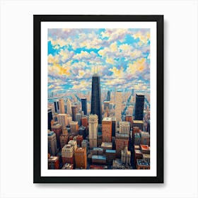 Urban Skyline Art Print