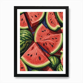 Watermelon no2 Art Print