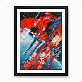 Movie superhero poster Art Print