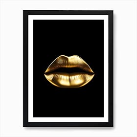 Golden Kiss Art Print