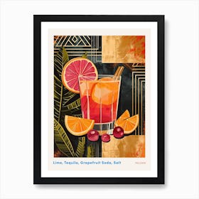 Art Deco Paloma Inspired 3 Poster Art Print