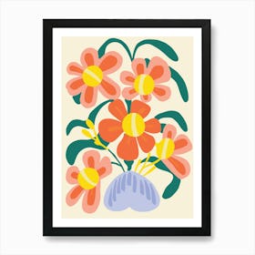 Flowers In A Vase 26 Art Print