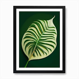 Cardamom Leaf Vibrant Inspired Art Print