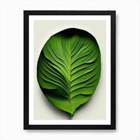 Avocado Leaf Vibrant Inspired Art Print