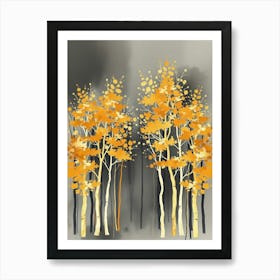 Autumn Trees 2 Art Print