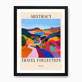 Abstract Travel Collection Poster Portugal 3 Art Print