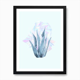 Holographic Succulent Art Print