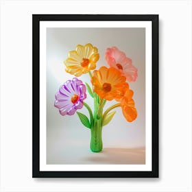 Dreamy Inflatable Flowers Calendula 3 Art Print