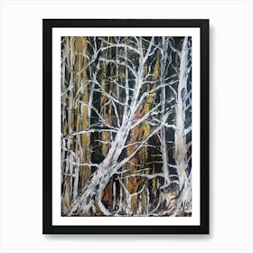 Trees In Winter Art Print