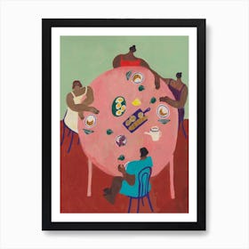 Breakfast Table Art Print