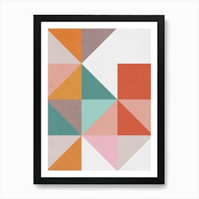 Geometric Shapes - CR01 Art Print