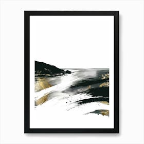 Black And White Seascape 2 Art Print