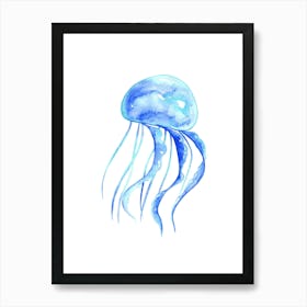 Watercolor Jellyfish Art Print