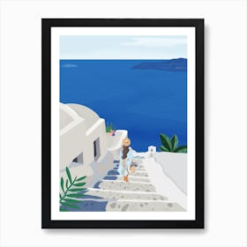 Into the Blue Art Print