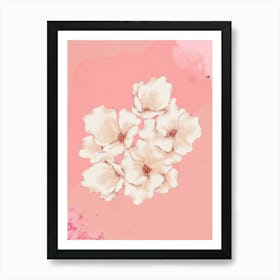 Pink Flowers 5 Art Print