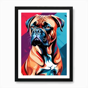 Boxer Dog Art Print