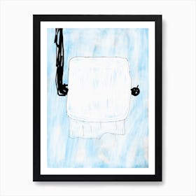 Toilet Paper Holder Art Print