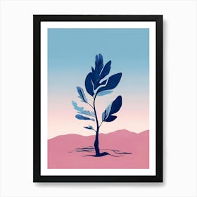 Tree In The Desert 1 Art Print