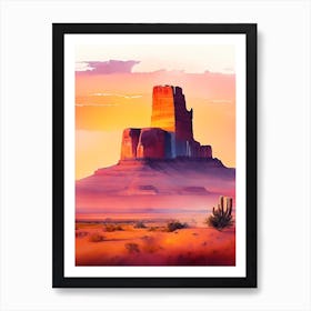 The Monument Valley 3 Art Print