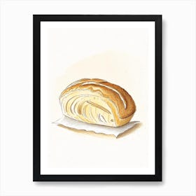 Sweet Bread Bakery Product Quentin Blake Illustration 1 Art Print