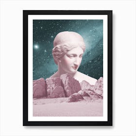 Ancient Space Goddess Art Print