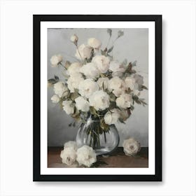 White Roses Art Print