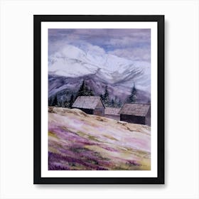 Spring In Mountains Art Print