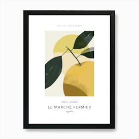 Apples Le Marche Fermier Poster 4 Art Print