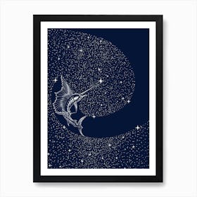 Starry Sailor Art Print