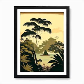 Raja Ampat Indonesia Rousseau Inspired Tropical Destination Art Print