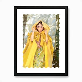 Gouache Illustration Snow Art Print