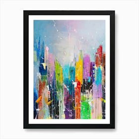 Abstract cityscape 7 Affiche