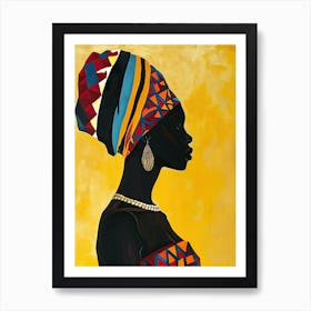 African Woman 28, Boho Art Print