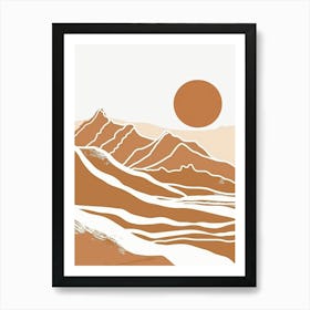 Antalya Perspective Minimalist Bauhaus Art Print