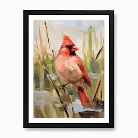 Bird Painting Northern Cardinal 3 Art Print