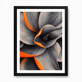 Abstract Flower Painting 3 Art Print