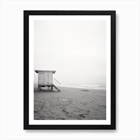 Anzio, Italy, Black And White Photography 4 Art Print