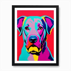 Pointer Andy Warhol Style Dog Art Print