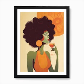 Friends With Wine 2 Art Print