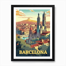 Barcelona Spain Art Print